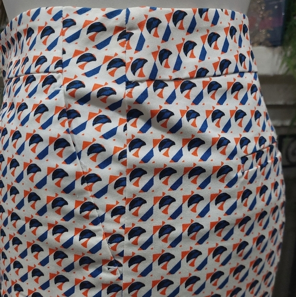 Ann Taylor Madison Abstract Pencil Skirt Sz 10 - Picture 4 of 11